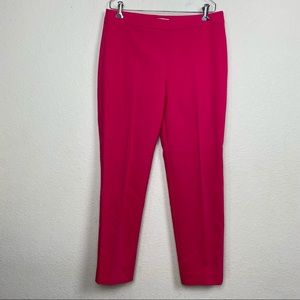 Chaus New York pink straight leg slack pants size 6